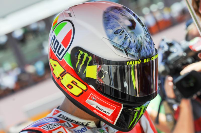Figurine Valentino Rossi Mugello 2011 - Tous Mes Casques - Édition Limitée Italie