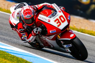 Moto2™: Nakagami in Jerez vorne