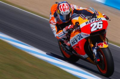 Pedrosa on new exhaust: “There’s some potential there”