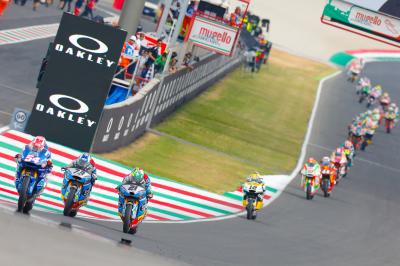 Morbidelli leads as Marquez eyes another home win