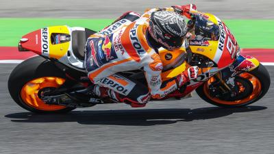 Márquez se impone en el test de Catalunya