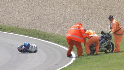Watch: Jorge Martin's frightening Moto3™ crash in FP2