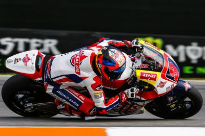 Navarro domine le warm-up Moto2™ à Brno malgré la pluie