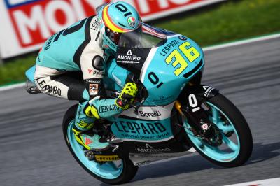 Mir lidera el Warm Up con neumático medio usado