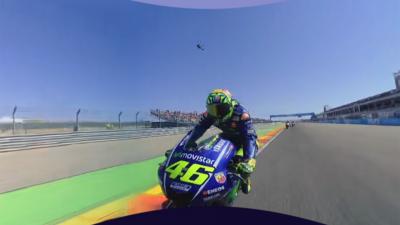 Re-live Maverick Viñales' incredible battle with Rossi in 360 OnBoard