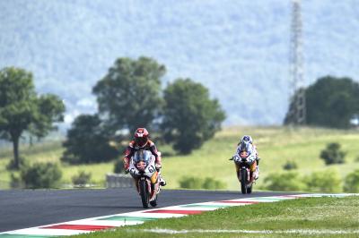 Race 1 of the Red Bull MotoGP Rookies Cup at Mugello