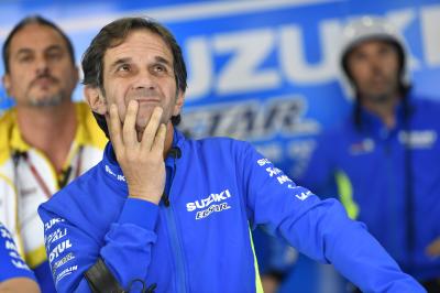 Suzuki's team manager on Rins, Iannone and Mir
