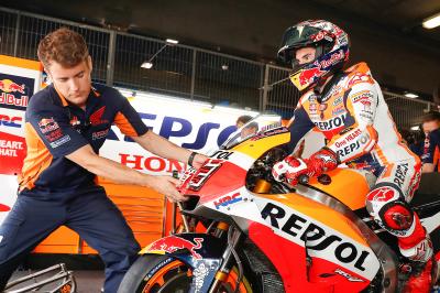 Electronics issue disrupts Marquez at Montmeló