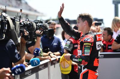 Quartararo on top in Moto2™ Warm Up 