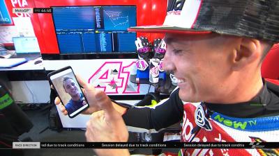 Hey brother!! Nice to catch up w @polespargaro via facetime