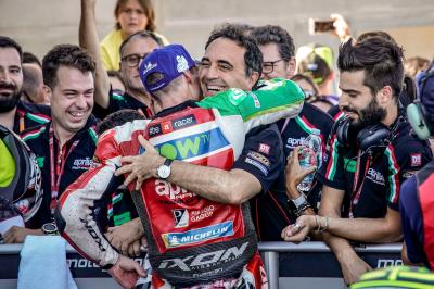 Aleix equals his best result with Aprilia: “I’m super happy”