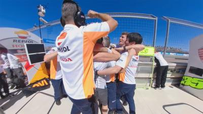 Célébrez le succès de Márquez avec Repsol Honda en 360