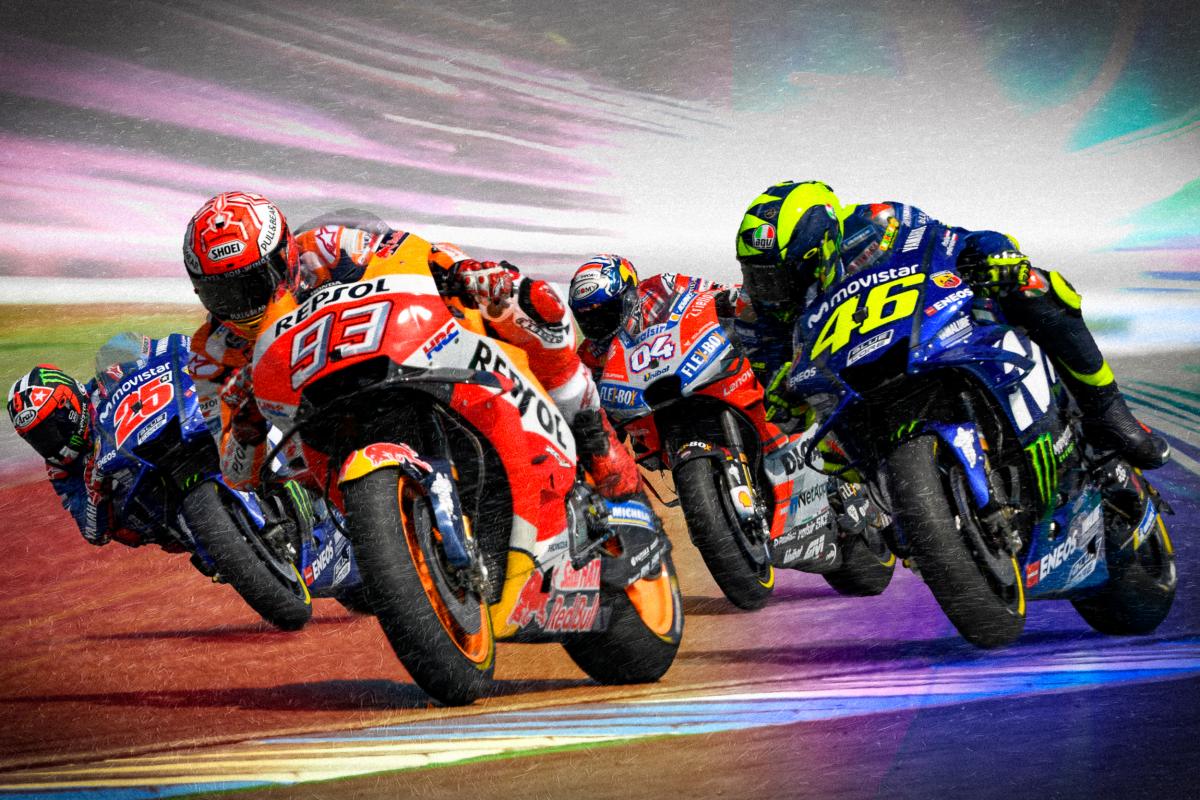 Rossi Runs Masterful Marquez Close In Q2 Motogp™