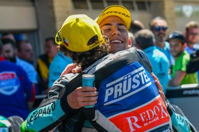 Bezzecchi y Bastianini: de la fatalidad a la deportividad