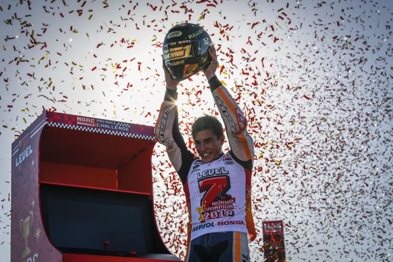 Marc Marquez is the 2018 MotoGP World Champion. #Level7 completed