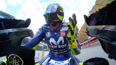 Apart from the crash, I’ve never seen @ValeYellow46 so consistent.