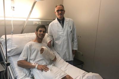 Jordi Torres, operado con éxito de su lesión en la mano