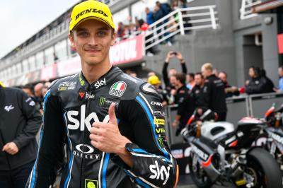 Marini the master in final Moto2™ QP of 2018