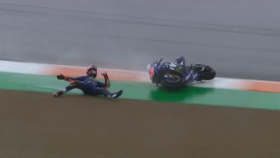 VIDEO GRATUITE : Viñales éjecté de sa M1 en course !