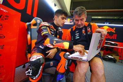 Jorge Martín se lesiona en su primer Test de Moto2™