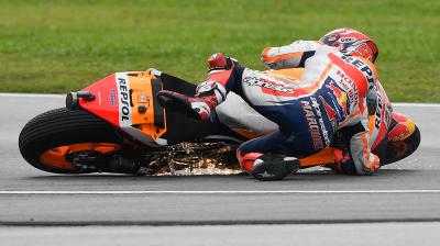 Marquez: the king of the crashers!