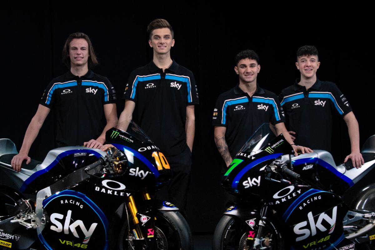 Sky Racing Team VR46 Launch 2019 Moto2 Moto3 Teams MotoGP 