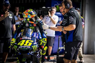 Valentino Rossi ist begeistern von Bagnaia's Potential