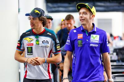 Rossi: “Morbidelli y Bagnaia me lo van a poner difícil”