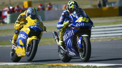 Where and when did the Rossi - Yamaha love affair begin?