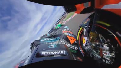Il contatto tra Morbidelli e Petrucci, a 360 - GRATIS