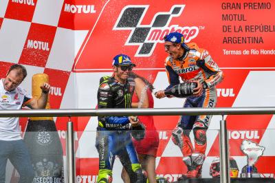 Márquez no cierra la puerta a compartir equipo con Rossi