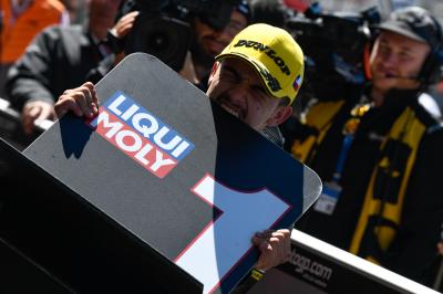 Biaggi on Canet Moto3™ win: "Hard work always pays off"