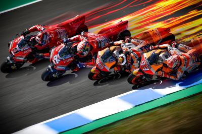 Honda-Ducati, una lucha de titanes en Jerez