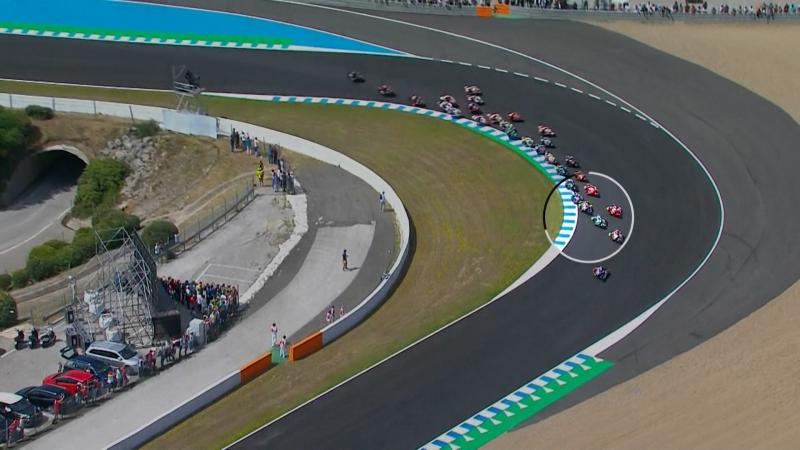 赤旗の原因となる転倒を喫したガードナー 予想外に飛ばされてしまった Motogp