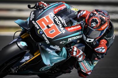 Quartararo, el más veloz en el maratón de Viñales y Lorenzo