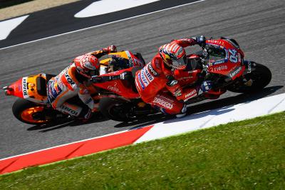 Ducati, la kryptonita del Márquez más terrenal