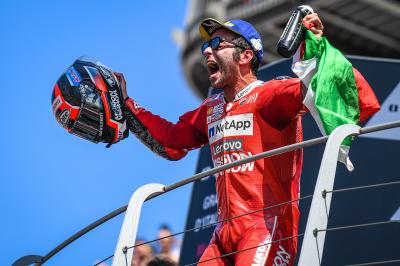 Petrucci hace historia y Márquez resiste a una pugna heroica