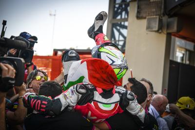Arbolino dedicates maiden win to Lorenzo 