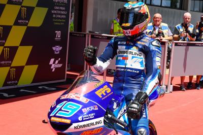 Rodrigo holds on to become seventh Moto3™ poleman of 2019