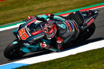 Quartararo desafía a Márquez; Rossi y Rins pasarán por la Q1