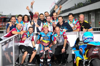 Marquez storms to Moto2™ pole, rookies shine in the rain