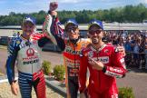 Marc Marquez, Andrea Dovizioso, Jack Miller, Monster Energy Grand Prix České republiky