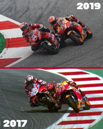 Déjà vu // 2017 vs 2019 #AustrianGP @andreadovizioso's winning overtake