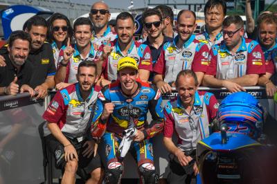 Moto2™ - Silverstone : A. Márquez vole la pole à Navarro