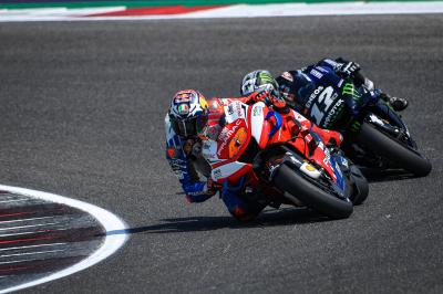 Halbzeit-Report:Miller führt vor Teamkollege Bagnaia an Tag2