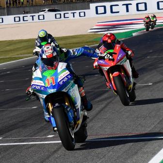 Forza Ferrari: Italian wins dramatic Race 1