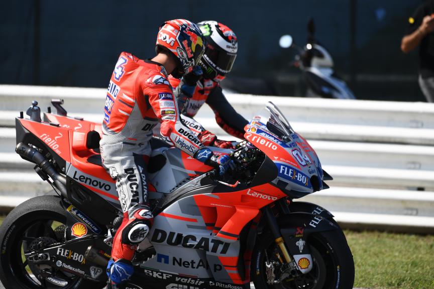 Jorge Lorenzo, Andrea Dovizioso, Ducati Team