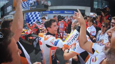 @marcmarquez93 before & after his GP number 200