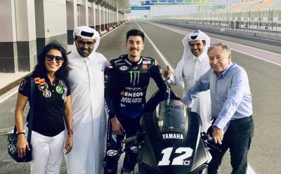 With Moto Champion Maverick Viñales @mvkoficial12 at Doha circuit today