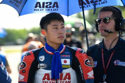 This is Yuki Kunii, the new Honda Team Asia rider in Moto3™